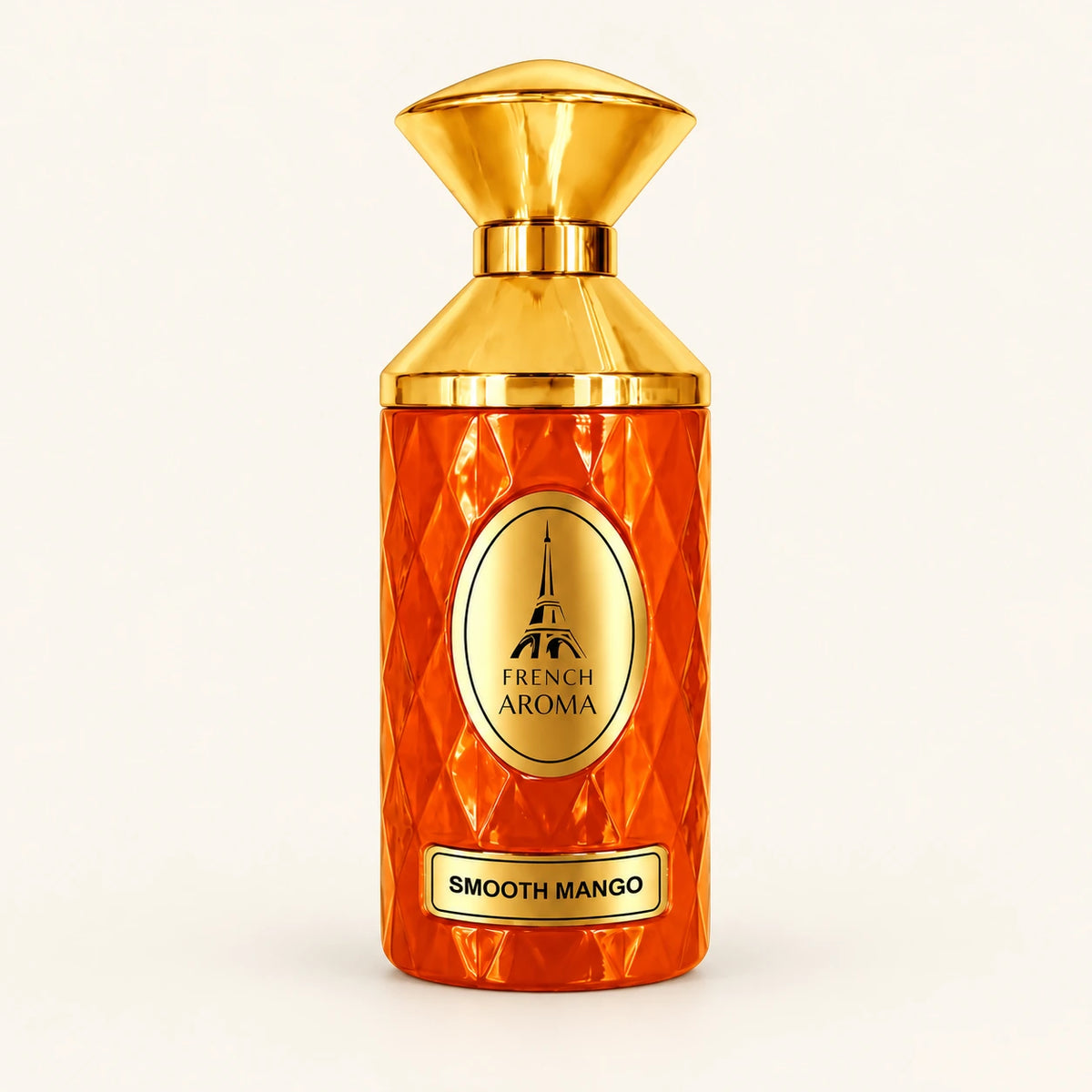 French Aroma Smooth Mango Extrait de Parfum 100ml on a plain ivory studio background