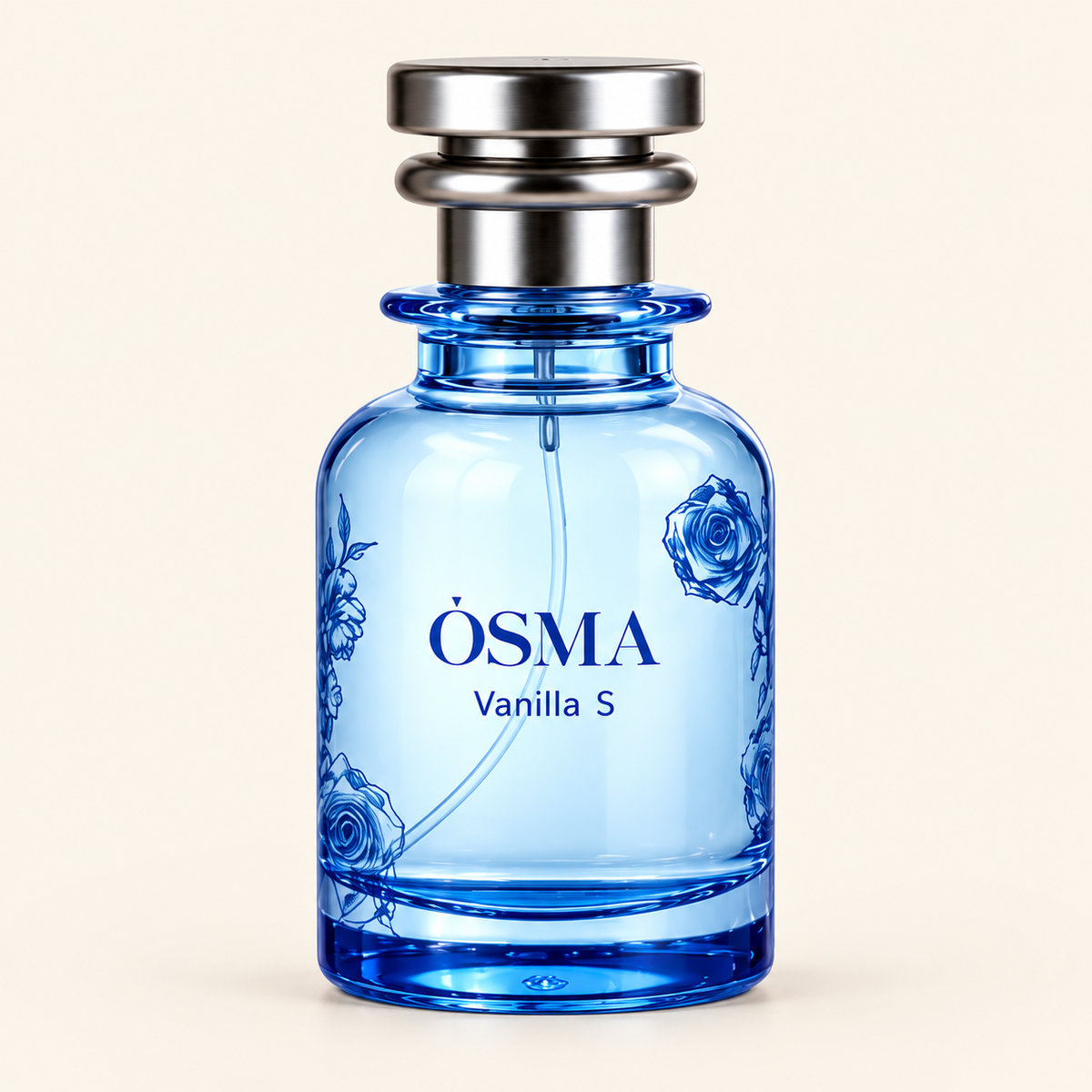 OSMA Vanilla S Eau de Parfum 75ml on a consistent ivory studio background
